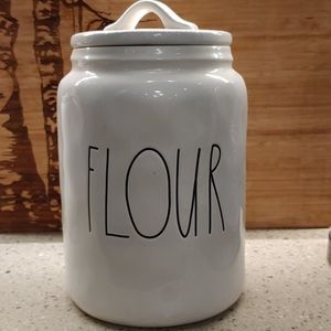 Rae Dunn flour canister